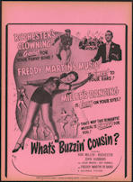 #CH326-10 - Rochester in "What's Buzzin' Cousin?" Movie Poster Broadside