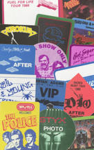 #MUSIC630  - Sample Set of 15 Different 1980s Rock Artist Backstage Passes