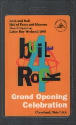 ##MUSICBP0406  - Blue 1995 Rock Hall of Fame Grand Opening Celebration Backstage Pass