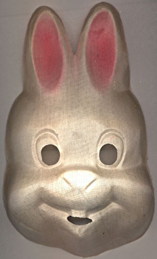 #HH181 - Gauze Halloween/Easter Mask - Rabbit