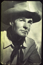 #CH290 - Randolph Scott Western Postcard