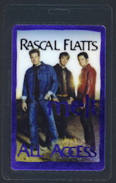 ##MUSICBP0201 - Rascal Flatts OTTO Backstage All Access Pass from the 2002 Melt Tour