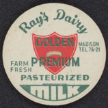 #DC102 - Ray's Dairy Golden Premium Milk Bottle Cap