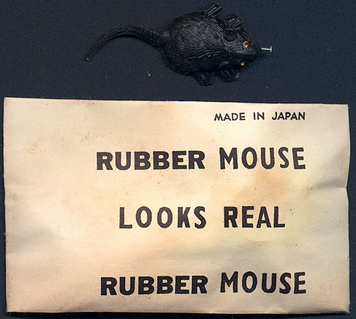 #TY651 - Rubber Mouse Gag in Package - Made in Japan - As low as 50¢ each