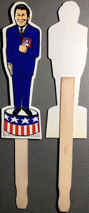 #PL402.5 - Large Ronald Reagan Rally Paddle from the 1984 Election