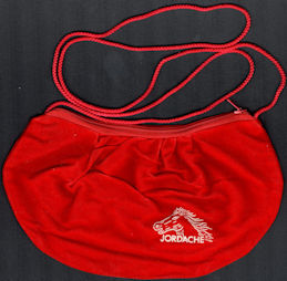 #MS322 - Rare Early Jordache Kidney Purse - Red...