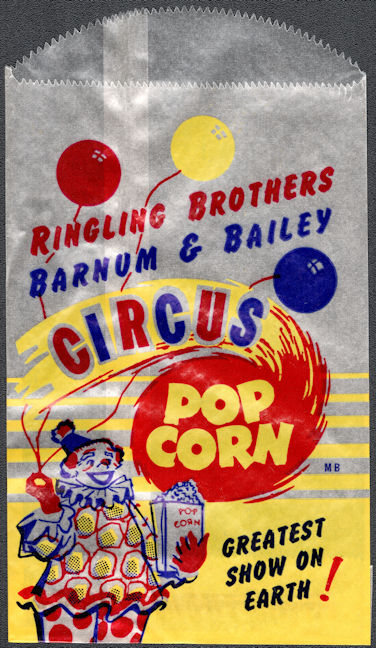 #PC015 - Group of 12 Ringling Brothers Popcorn Bags