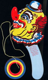 #TY939 - Large Colorful Clown Ring Toss Toy