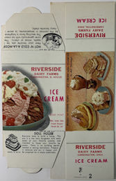 #DA107 - Riverside Dairy Farms Ice Cream Box