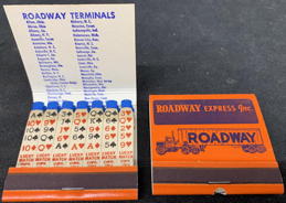 #BGTransport205 - Roadway Express Feature Matchbook - Lucky Match