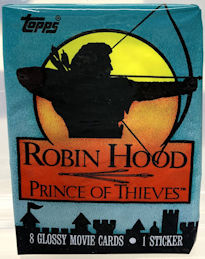 #ZZA054 - Pack of Topps 1991 Robin Hood Prince of Thieves Cards