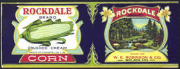 #ZLCA183 - Rare Rockdale Crushed Cream Corn Can...
