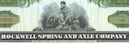 #ZZStock065 -Rockwell Spring and Axle Company Stock Certificate