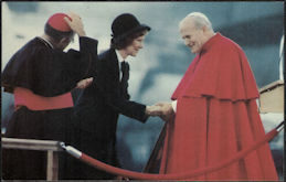 #PL419.04 - Rosalynn Carter Greeting Pope John Paul II 1979 Postcard