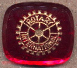 #BEADS0770 - Group of 3 Rotary International Glass Intaglios
