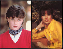 #CH346 - Pair of 1979 Postcards for Princesses Caroline and Stephanie of Monaco