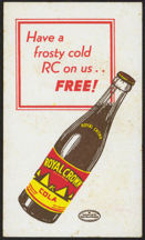 #SOZ081 - Royal Crown Cola Coupon - Pyramid Bottle