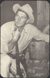 #CH196 - Ronald Reagan Western Postcard From His Acting Days