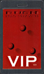 ##MUSICBP0315 - Rush Laminated OTTO VIP Backstage Pass from the 1987/88 Hold Your Fire Tour