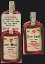 #MS258 - Rare Sunny Brook Whiskey Medical Plast...