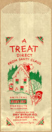 #PC119 - Pair of Santa Claus Candy Treat Bags