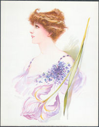 #MSPRINT152 - 1904 Victorian Print - Actress Sarah Bernhardt