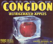 #ZLC191 - Congdon Apple Crate Label