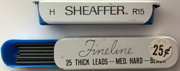 #CS511 - Full Tin of Sheaffer's Fineline Pencil Leads - Celluloid and Tin