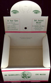 #SIGN091 - Dr. Schneller's Eye Water Display Box