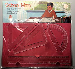 #TY884 - Kid's School Mate Drawing Set on Display Card - Nice Image