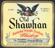 #ZLW134 - Old Shawhan Kentucky Bourbon Whiskey ...