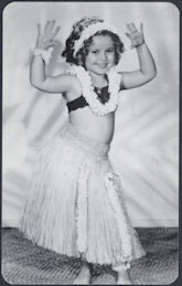 #CH655 - Oversized Trilby Postcard (Poster-Card) of Shirley Temple