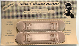 #CS531 - Invisible Shoulder Comforts on Original Display Card - Cellophane Wrap