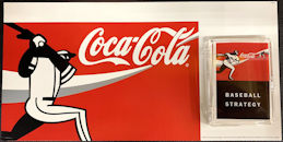 #CC407.5 - Cardboard Display Sign for Coca-Cola Baseball Strategy Card Sets