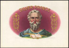 #ZLSC066 - Silver Prince Moses Large Inner Cigar Label