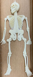 #HH079 - Large Plastic Halloween Skeleton with ...