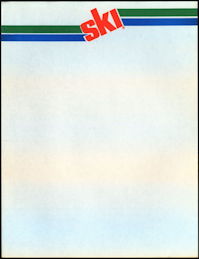 #SOZ116  - Group of 5 Ski Soda  Letterheads