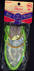 #CS268 - Best of America Brand Slippers from the 1950s Still in Original Package