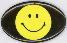 #BEADS0028 - Vintage Very Large Smiley Face Bead/Decoration