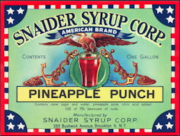 #ZLS071 - Snaider Pineapple Punch Label