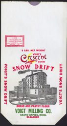#CS312- Voigt's Crescent Snow Drift Flour Bag