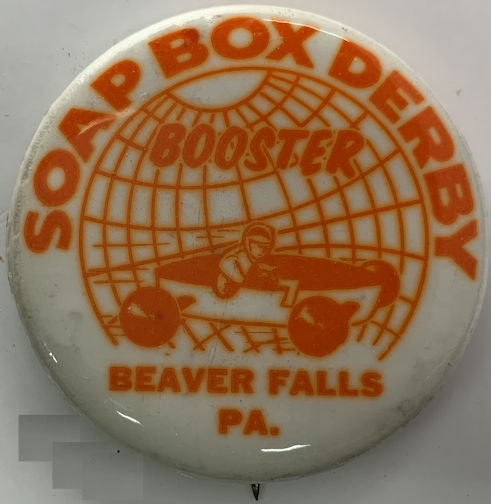 #BA030 - Soap Box Derby Pinback