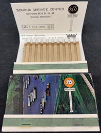 #BGTransport206 - Union 76 Oversize Matchbook - Sonora Service Center
