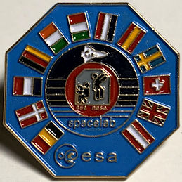 #MISCELLANEOUS361 - Cloisonné Pin Made to Celebrate Space Lab