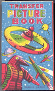 #TY387 - Transfer Picture Book with Outer Space Illustration - Made in Japan