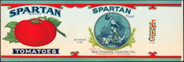 #ZLCA281 - Rare Large Spartan Tomatoes Can Label