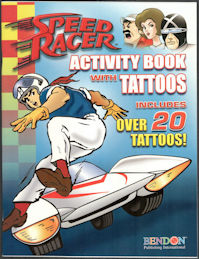 #CH570 - Speed Racer Activity Book with 20 Tattoos Included