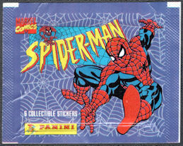 #TZCards299 - Pack of Panini Spiderman Stickers