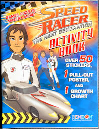 #CH599 - Speed Racer the Next Generation Activity Book with over 50 Stickers Included