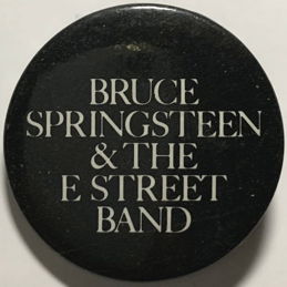 ##MUSICBG0174 - 1986 Bruce Springsteen and the E Street Band Pinback Button from "Button-Up" 